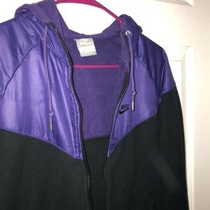Purple/black Nike jacket